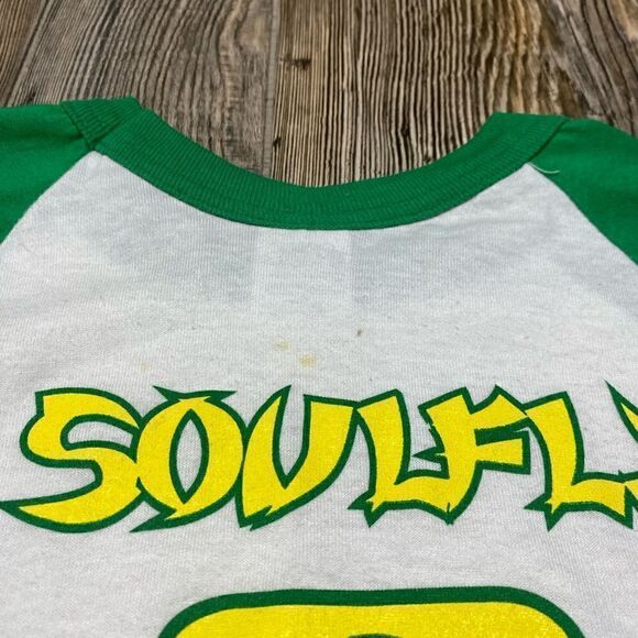 RARE Vintage Soulfly Band 2000 Blue Grape Double Sided Shirt XLarge Made in USA - Picture 7 of 12